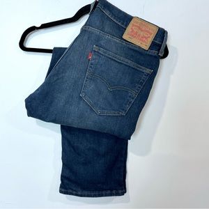 Levi's Mens 541 Athletic Fit Stretch Jeans Navy Blue Denim Slim Straight 32x31